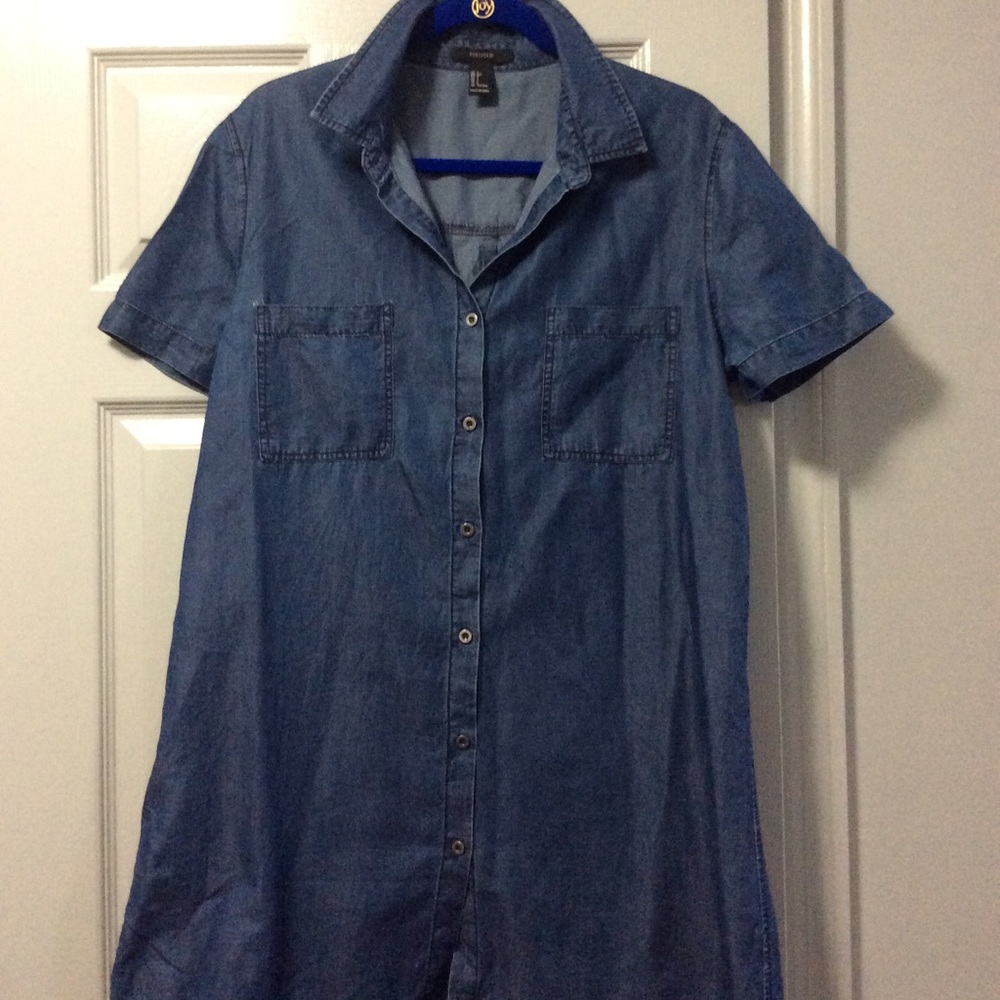 Forever 21 Denim Style Dress Size L